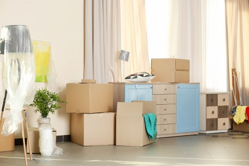 Local house movers working on a residential move in Holloway