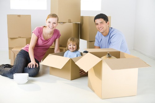 Movers helping with a residential move in Holloway