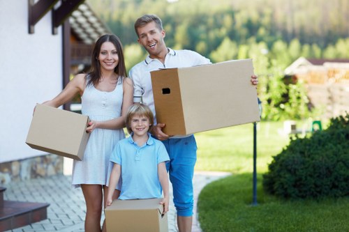 Man with van service helping with a local move in Holloway