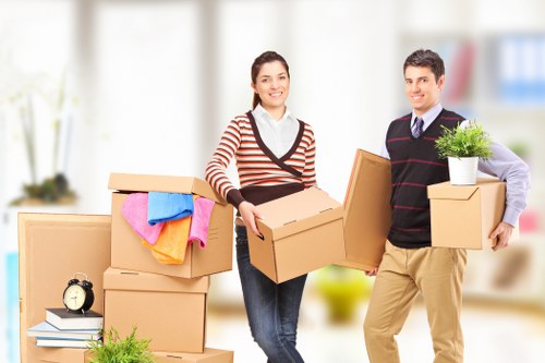 Careful handling of office equipment during a Holloway relocation