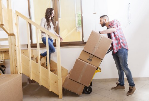 Commercial removal van service for a business move in Holloway
