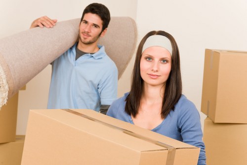 Local moving van ready for a Holloway home or business relocation